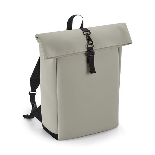 Matte PU Roll-Top Backpack Matte PU Roll-Top Backpack
