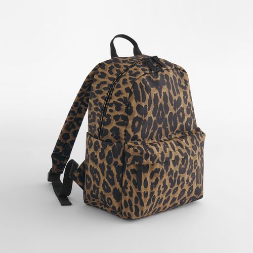 Leopard Print Mini Backpack