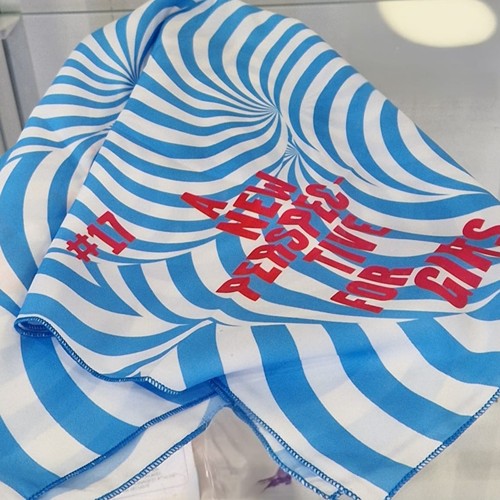 Custom Sublimated Women's Scarf – Full-Color CMYK – OEM / Private Label