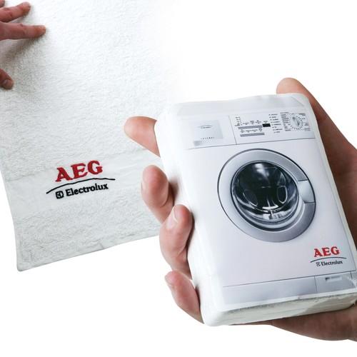 Serviette de bain compacte brodée avec 5000 piqures (70x140cm) thumbnail 4