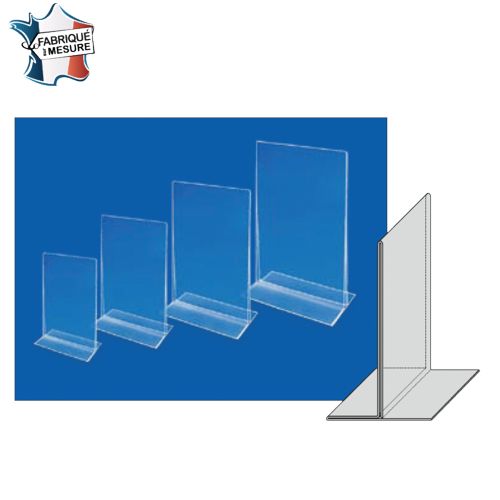 Chevalet plexi en T - 2