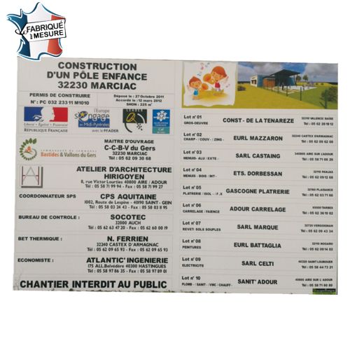 Panneau de chantier - 2