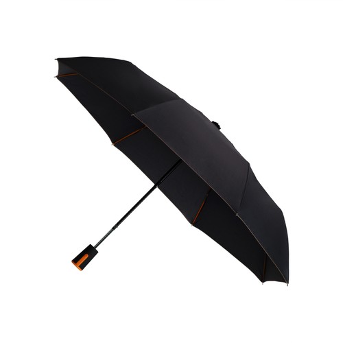 Parapluie pliant hook gris jaune - 1