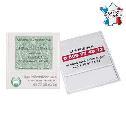 Etui vignette adhésif - 1