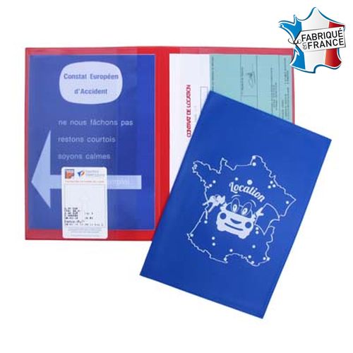 Pochette véhicule location 2 volets - 1