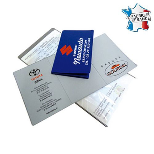 Porte carte grise 3 volets - 1