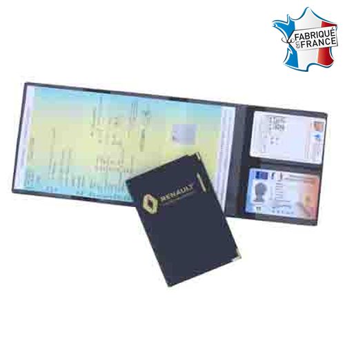 Porte carte grise 4 volets - 1