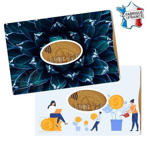 Etui rigide Végétal 1 carte - 1