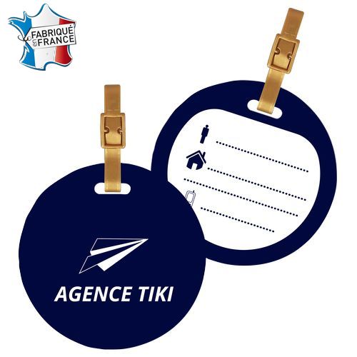 Etiquette bagage ronde - 1