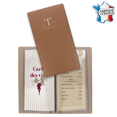 Porte carte des vins / carte de bar - 1