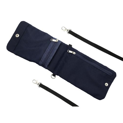 Pochette 'Toledo', polycoton bleu nuit - 1