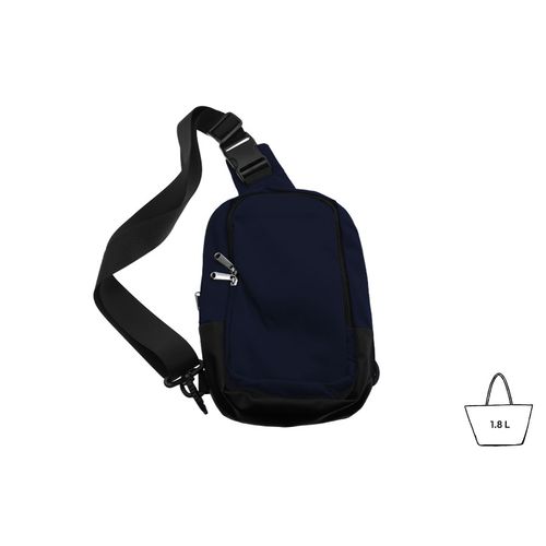 Sacoche bandoulière 'Almeria', polycoton bleu nuit - 1