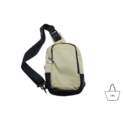 Sacoche bandoulière 'Almeria', polycoton beige - 1