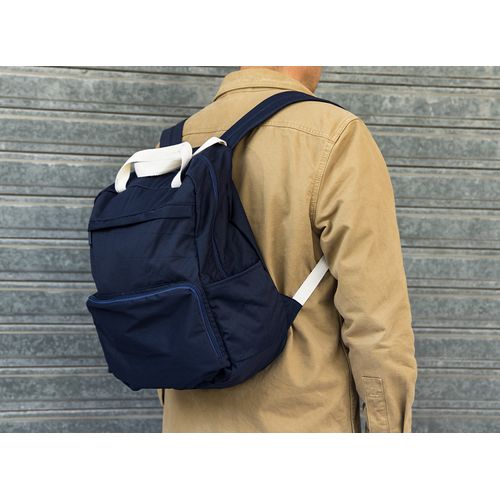 Sac à dos pliable 'Cordoba', polycoton bleu nuit - 5