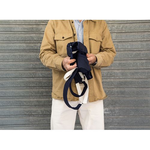 Sac à dos pliable 'Cordoba', polycoton bleu nuit - 7