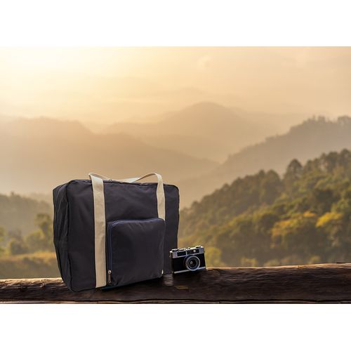 Sac de voyage pliable 'Tenerife', polycoton bleu nuit - 5