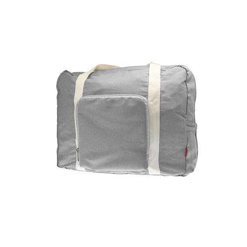 Sac de voyage pliable 'Tenerife', gris chiné RPET - 3