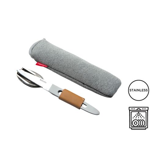 Couverts nomades 'Toronto', avec étui néoprène - 1