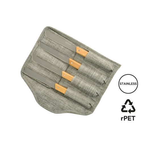 Set de 4 couteaux de table 'Shokki', bambou - 1