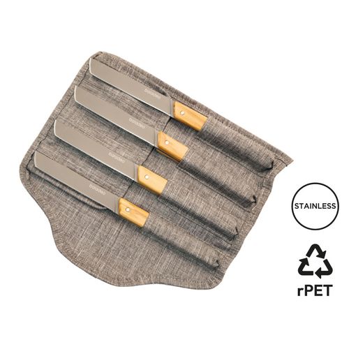 Set de 4 couteaux de table 'Stavanger', olivier - 1