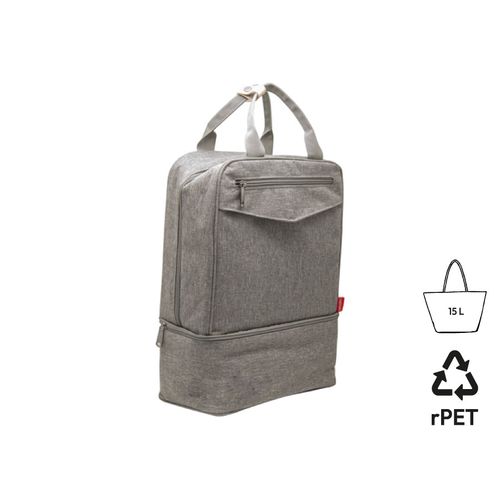 Sac à dos isotherme 'Yari', gris chiné RPET - 1
