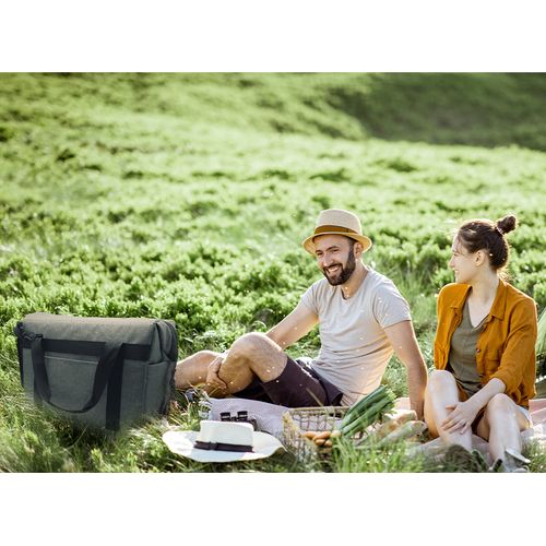 Glacière isotherme XL 'Sakai', gris chiné RPET - 2