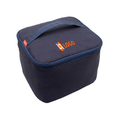 Sac à bento isotherme 'Sendai', polycoton bleu nuit - 2