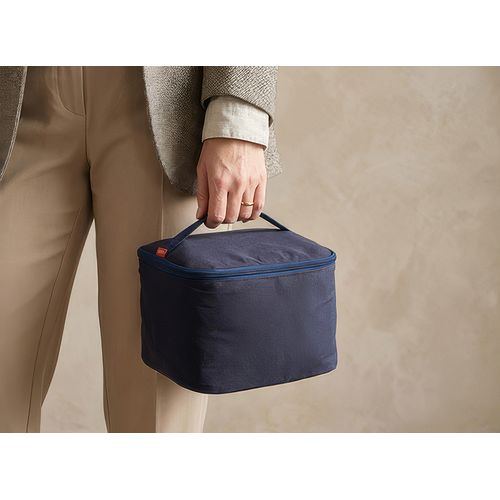 Sac à bento isotherme 'Sendai', polycoton bleu nuit - 5