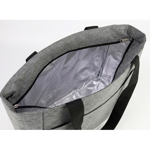 Sac Cabas isotherme 'Sapang', gris chiné RPET - 4