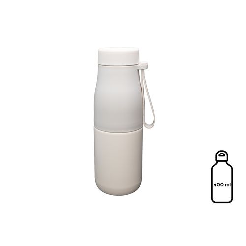 Bouteille isotherme 'Zeibu', beige, 400 ml - 1