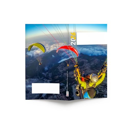 AGENDA ECO POCHE 2026 - THEME EXTREME-1 - 95 x 165 mm - QUINZAINIER 64 PAGES - COUVERTURE 380g QUADRI PAGES 1 ET 4 - PELLICULAGE BRILLANT RECTO - PIQURE 2 POINTS METAL thumbnail 5