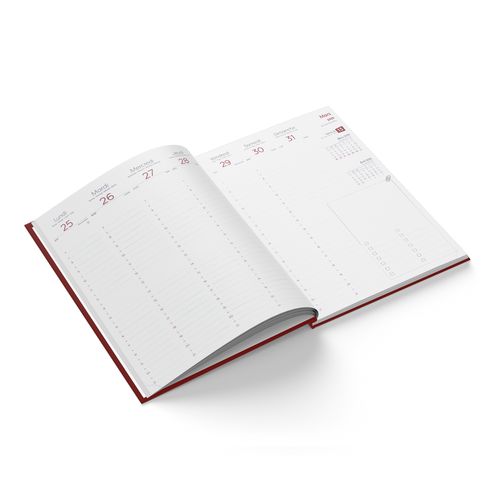 AGENDA EMBOITE PREMIUM 2026 - MINI 90 x 165 mm - COUVERTURE ANTHRACITE - SANS MARQUAGE thumbnail 16