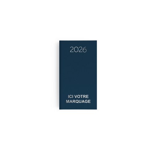 AGENDA EMBOITE NATUREL 2026 - MINI 90 x 165 mm - COUVERTURE BLEUE NUIT - SANS MARQUAGE thumbnail 11
