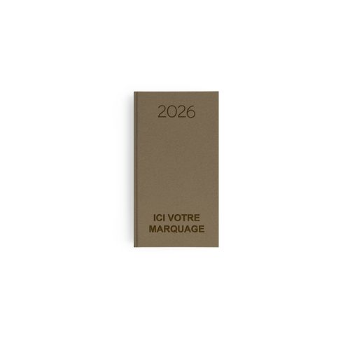 AGENDA EMBOITE NATUREL 2026 - MINI 90 x 165 mm - COUVERTURE BLEUE NUIT - SANS MARQUAGE thumbnail 12