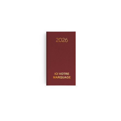 AGENDA EMBOITE NATUREL 2026 - MINI 90 x 165 mm - COUVERTURE BLEUE NUIT - SANS MARQUAGE thumbnail 15