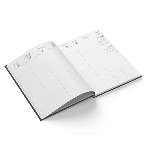 AGENDA EMBOITE NATUREL 2026 - MINI 90 x 165 mm - COUVERTURE BLEUE NUIT - SANS MARQUAGE thumbnail 16