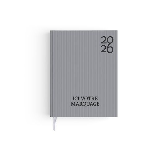 AGENDA EMBOITE HARMONIE 2026 - MINI 90 x 165 mm - COUVERTURE KAKI AVEC PELLICULAGE SOFT TOUCH - SANS MARQUAGE thumbnail 6