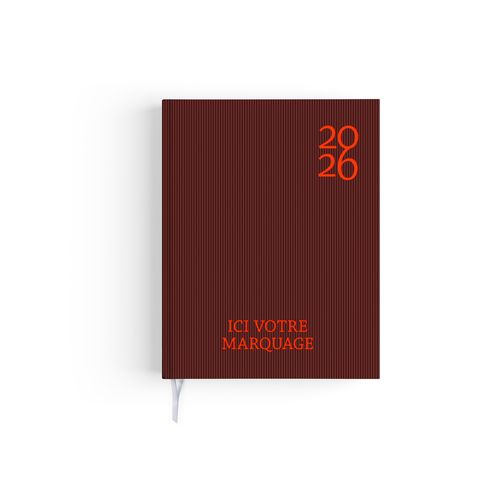AGENDA EMBOITE HARMONIE 2026 - MINI 90 x 165 mm - COUVERTURE KAKI AVEC PELLICULAGE SOFT TOUCH - SANS MARQUAGE thumbnail 10