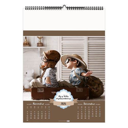 LES P'TITS EXPLORATEURS 2026 - 6 FEUILLETS - RELIURE BAGUETTE - MARQUAGE 1 COULEUR thumbnail 9