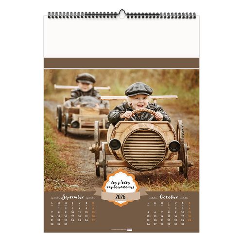 LES P'TITS EXPLORATEURS 2026 - 6 FEUILLETS - RELIURE BAGUETTE - MARQUAGE 1 COULEUR thumbnail 8