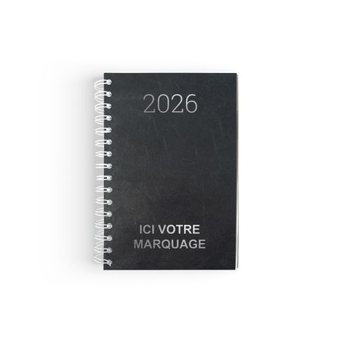 AGENDA CARRE 1 JOUR EMBOITE 2026 - 145 x 215 mm - COUVERTURE BORDEAUX SANS MARQUAGE thumbnail 8