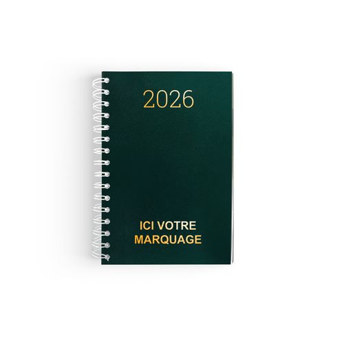 AGENDA CARRE 1 JOUR EMBOITE 2026 - 145 x 215 mm - COUVERTURE BORDEAUX SANS MARQUAGE thumbnail 9
