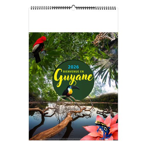 BIENVENUE EN GUYANE 2026 - 6 FEUILLETS - RELIURE BAGUETTE - MARQUAGE 1 COULEUR thumbnail 4