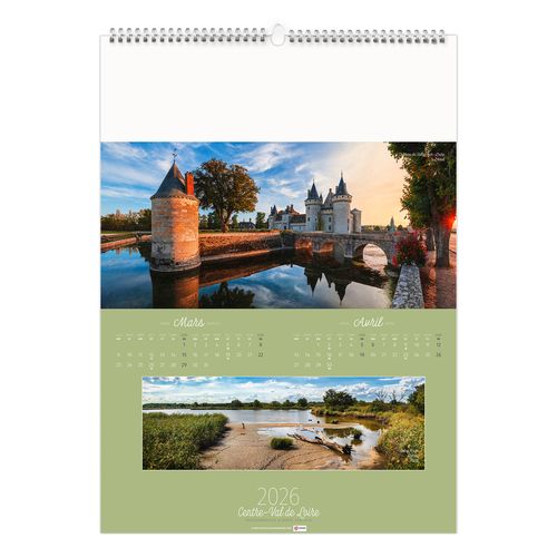 PAYSAGES DE FRANCE 2026 - 6 FEUILLETS - RELIURE BAGUETTE - MARQUAGE 1 COULEUR thumbnail 5