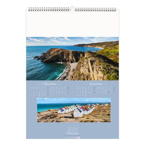 PAYSAGES DE FRANCE 2026 - 6 FEUILLETS - RELIURE BAGUETTE - MARQUAGE 1 COULEUR thumbnail 9