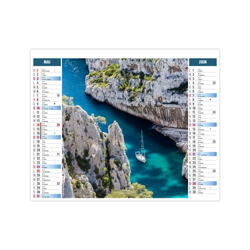 2EN1 - CALME 2026 - SMALL 330 x 470 mm - MARQUAGE 1 COULEUR thumbnail 4