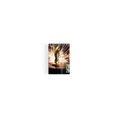 CARNET SPIRALE COUVERTURE SOUPLE - MAXI 210 x 297 mm - COUVERTURE 380g SATIMAT AVEC PELLICULAGE BRILLANT PAGE 1 ET 4 - BLOC DE 50 FEUILLES 80g OFFSET - SANS IMPRESSION - SPIRALE BLANCHE - A GAUCHE thumbnail 5
