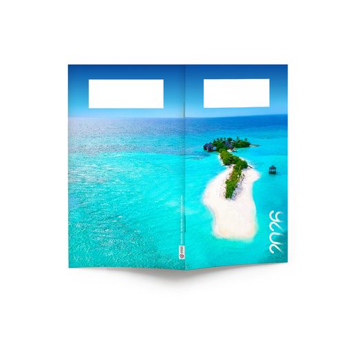 AGENDA ECO POCHE 2026 - THEME DECO-1 - 95 x 165 mm - QUINZAINIER 64 PAGES - COUVERTURE 380g QUADRI PAGES 1 ET 4 - PELLICULAGE BRILLANT RECTO - PIQURE 2 POINTS METAL thumbnail 5