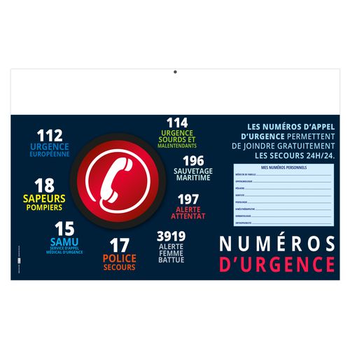 BULLES 2026 - MAXI 650 x 405 mm - LEGER 400G - DOS FRANCE ROUTIERE - SANS MARQUAGE - 1 TROU EN TETE thumbnail 8