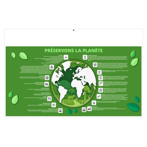 PARADIS TERRESTRES 2026 - MAXI 650 x 405 mm - LEGER 400G - DOS ECOGESTES - SANS MARQUAGE - 1 TROU EN TETE thumbnail 10